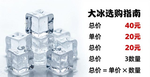 大冰块价格到底怎么算？龙岗冰块选购指南