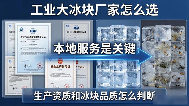 工业大冰块厂家怎么选？龙岗本地服务是关键