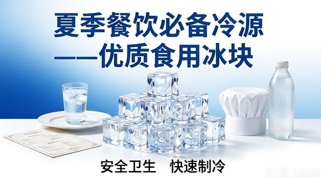 龙岗食用冰块销售，夏季餐饮必备的冷源选择